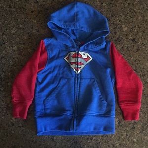Toddler Superman Zipup Hoodie